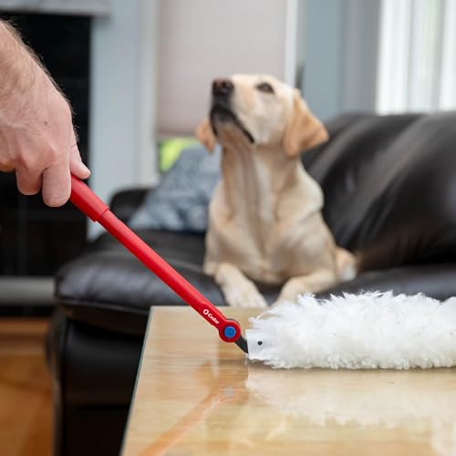 O-Cedar Flex & Catch Heavy Duty Dusting Kit with 3 Disposable Duster Refills | Extendable 3 Ft Handle with Stay-On Duster Hook | Traps 3X More Dust Than Feather Dusters