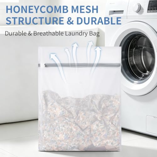 10 Pcs Mesh Laundry Bags,16 x 20 Inches
