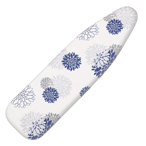 SheeChung Ironing Board Cover and Pad 15"x49",Cotton Cover with Thick Pad - color: Dahlia, size: 15"X49"