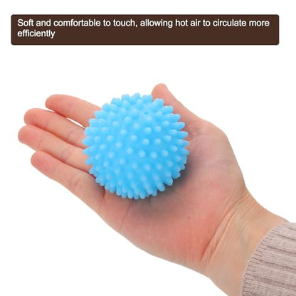 uxcell 4pcs Reusable Laundry Dryer Balls Vinyl Drying Balls for Reduce Wrinkles Static Fabric Softener Reduce Drying Time Save on Energy, Rose Red - color: Rose Red
