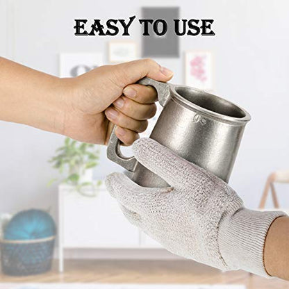Syhood 3 Pairs Silver Jewelry Polishing Cleaning Gloves