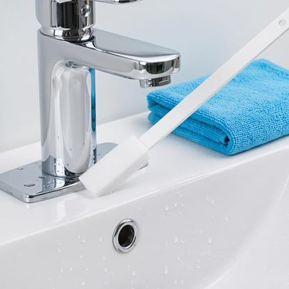 50Pcs Disposable Crevice Cleaning Tool, White Crevice Cleaning Brushes for Small Spaces, Narrow Gap Brush for Keyboards, Grooves, Tracks, Corners and Detail Cleaning