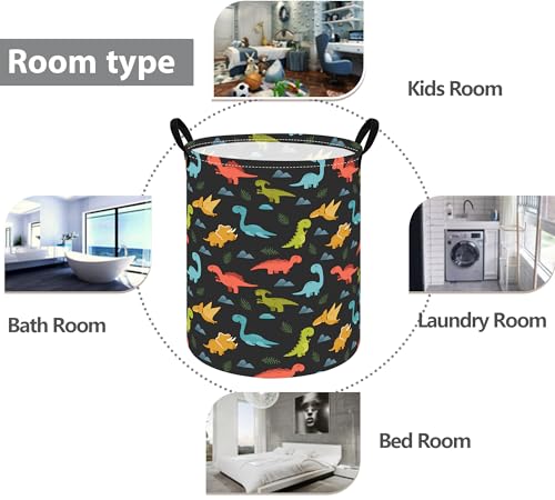 Boys Foldable Storage Basket 63L Kids Hamper with Waterproof Lining & Leather Handles Baby Organizer Bins for Boys' Bedroom, Laundry, Toys, and Gift - color: 25112803