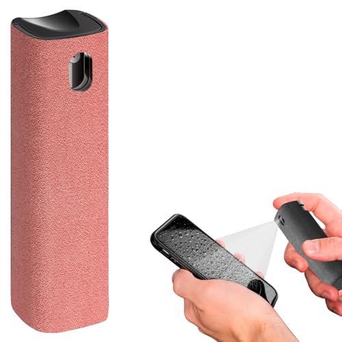 iO CLEAN Mini Screen Cleaner Spray, 2-in-1 Touchscreen Mist Cleaner, Rose - color: Rose