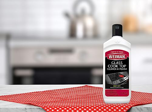 Weiman Ceramic and Glass Cooktop Cleaner and Polish - 20 Ounce - Shines and Protects Glass and Ceramic Smooth Top Ranges with its Gentle Formula