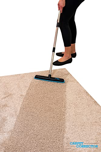 The Big Carpet Corrector- Carpet Rake to Rejuvenate Your Matted Carpet. Perfect for Hallways, Stairs, Steps, and Other High Traffic Areas.