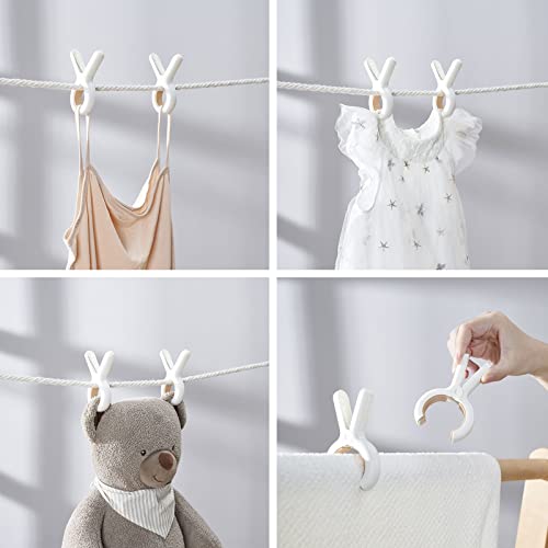12 Pack Plastic Clothes Pins with Strong Anti-Rust Springs,Heavy Duty Beach Towel Clips,Laundry Clothespins to Keep Your Towel, Clothes, Blankets to Dry on Clothesline and Hanging Rack - color: 12 Pack