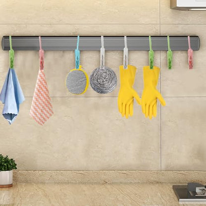 24 Pack Plastic Clothes Pins Heavy Duty Outdoor for Hanging Clothes,Mini ClothesPins with Hanging Rope,Hangers with Clips, Bag Clips,Photo Clips Craft Clips - style: 24 Pack Plastic Clothes Pins