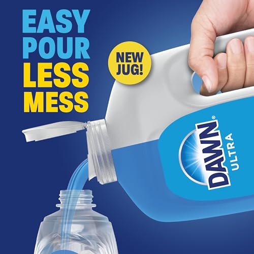 Dawn Ultra Original Dish Soap Refill Jug Large Size Blue Liquid Dishwashing Detergent, Powerful Soap for Grease, 51.5oz (Pack of 2) - size: 51.5 Fl Oz (Pack of 2)