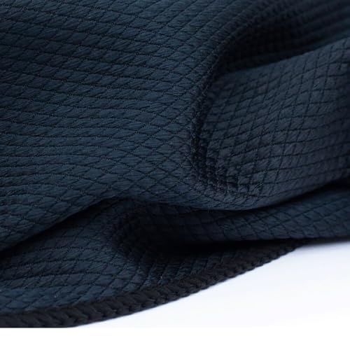 The Rag Company - Diamond Weave Glass & Window - Detailing Towels to Polish Mirrors & Chrome, Snakeskin Like Texture, Lint-Free, Streak-Free, 280gsm, 16in. x 16in, Black (6-Pack) - color: Black, size: 16in x16 in