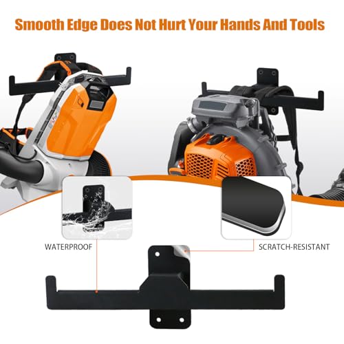PACEWALKER Backpack Leaf Blower Hanger, Storage Tactical Gear Stand Heary Duty Chainsaw Wall Mount Stand Accessories Garage Organization Storage Heavy Duty Garage Storage Tool Organizer - size: 2 Pack