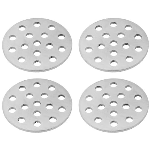 Round Drain Cover Grates 1.18"/3cm Dia Drain, 304 Stainless Steel Drainage Grate Cover Round Replacement Floor Drain Strainer for Shower, Bathroom Floor, Balcony, and Outdoor Garden Drains -4pcs - size: 1.18"/3cm