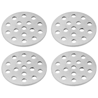 Round Drain Cover Grates 1.18"/3cm Dia Drain, 304 Stainless Steel Drainage Grate Cover Round Replacement Floor Drain Strainer for Shower, Bathroom Floor, Balcony, and Outdoor Garden Drains -4pcs - size: 1.18"/3cm