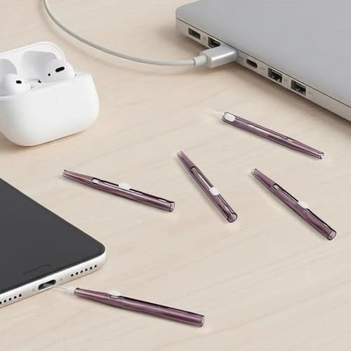 10pcs Phone Cleaning Kit Dual Side Multifunction Tools for iPhone 17 Purple