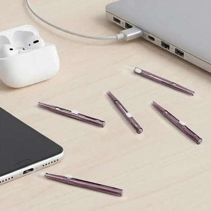 10pcs Phone Cleaning Kit Dual Side Multifunction Tools for iPhone 17 Purple