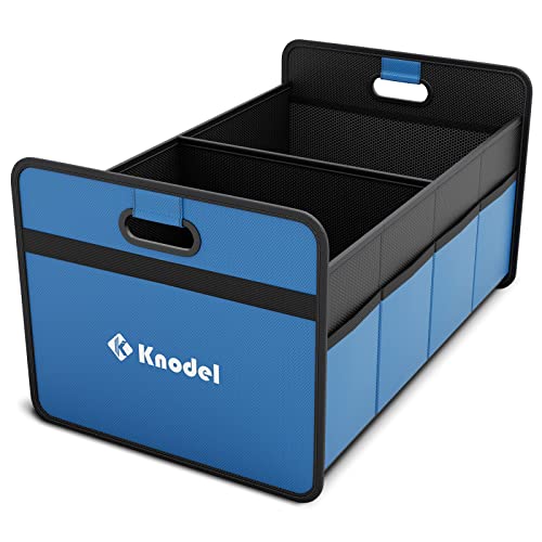 K KNODEL Foldable Trunk Storage Organizer for Car and Suv (Medium, Blue) - color: Blue, size: Medium