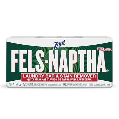 Fels Naptha Laundry Soap Bar & Stain Remover - Pack of 2 by Fels Naptha - size: 5 Ounce (Pack of 2)