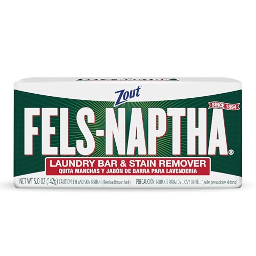 Fels Naptha Laundry Soap Bar & Stain Remover - Pack of 2 by Fels Naptha - size: 5 Ounce (Pack of 2)