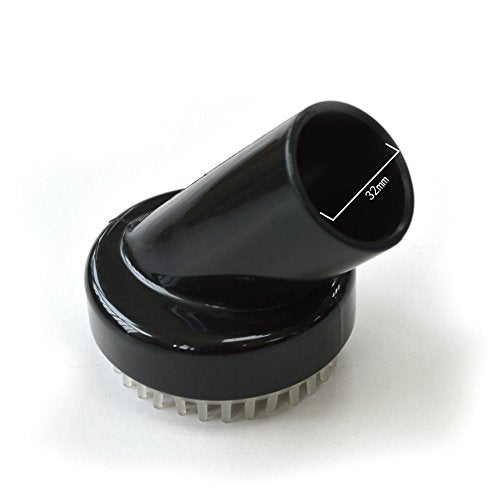 EZ SPARES 32mm Pet Grooming Vacuum Brush for Dogs and Cats, Soft PVC Brush