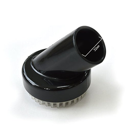 EZ SPARES 32mm Pet Grooming Vacuum Brush for Dogs and Cats, Soft PVC Brush