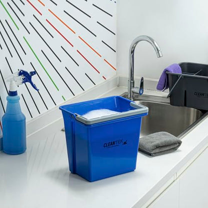 Restaurantware 6 qt Blue Cleaning Bucket - color: Blue, size: 6 Quarts