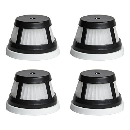4 Pack Washable Replacement Filters Compatible with Bissell AeroSlim Lithium Ion Cordless Handheld Vacuum 29869, 29861, 29867, 29868, 2986, Part# 1624405
