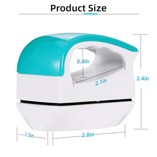 DaToo 2 Pieces Aquarium Magnetic Brush Glass Fish Tank Algae Scrapers Glass Cleaner Floating Scrubber Aquarium Clean Brush (Size S) - size: Size S (2 PCS)
