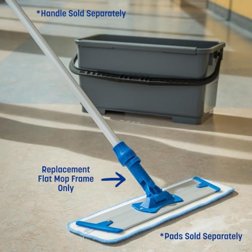 Carlisle FoodService Products 363351900 Aluminum Flat Mop Head Only, 18" Length - size: 1 Count (Pack of 1)