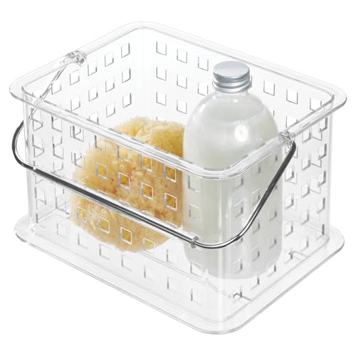 iDesign Small Clear Shower Caddy with Handle - style: Pack of 1