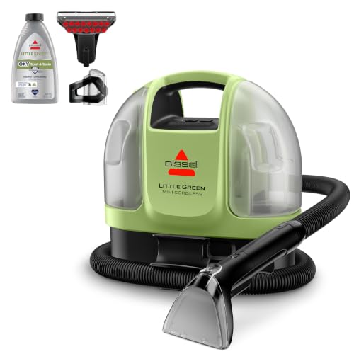 BISSELL Little Green Mini Cordless Portable Carpet Cleaner, 4015 - style: Little Green Mini Cordless