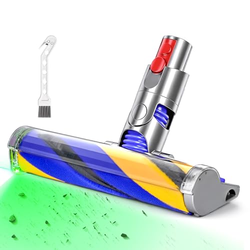 OTTWL V12 Optic Fluffy Head Compatible with Dyson V9, Digital Slim, V12 - color: V12 Optic Head