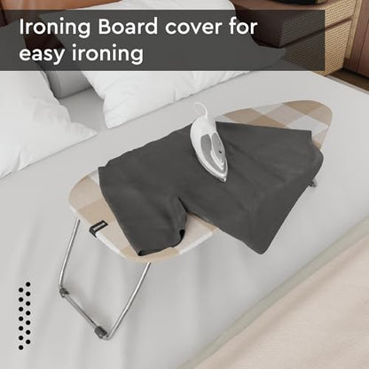 Encasa XO Ironing Board Cover and Pad, Thick Felt 28"x12" - color: Buffalo Beige, size: Mini
