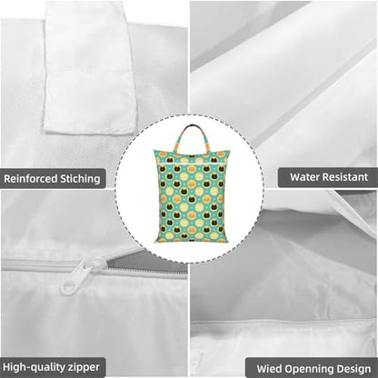 Blue Cats Travel Laundry Bag Washable Dirty Clothes Bag for Gym - color: Blue Cats
