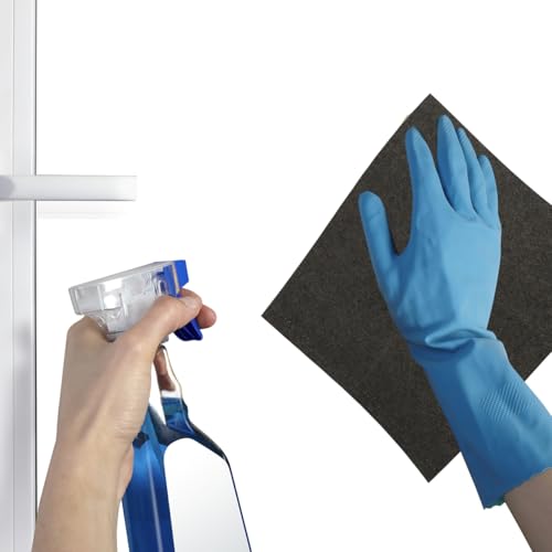 Microfiber Glass Cleaning Cloths for Glasses Mirrors & Windows Lint Free Cleaning Cloths for Home Soft Wiping Towels 3 Pack 11.81 X 11.81 in
