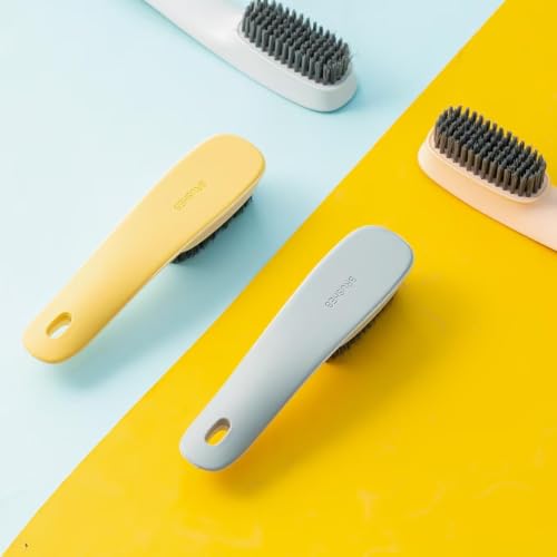 1 Pack Shoes Cleaning Brush, Handheld Scrubbing Brush–Multifunctional Cleaning Tools for Shoes, Laundry, Tile, Bathtub-Grey - color: Gray