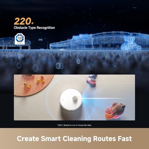 dreame L60 Ultra PE Robot Vacuum and Mop with 220+ Object Recognition - color: White, size: L60 Ultra PE