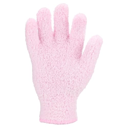 M METERXITY Dusting Gloves, Reusable Washable Mittens for Plants/House/Cars/Blinds Dusting, Leaf Cleaning Glove Mittens - color: Pink, size: 7 x 9.5 cm