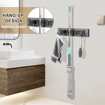 Self Wringing Mop Floor Cleaning Easy Squeeze Twist Mop,Gray-2Head - color: Gray- 2 Mop Head