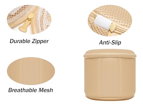 Bra Washing Bag for Delicates, Shape-Retaining, 2 Pack Lingerie Laundry Bag