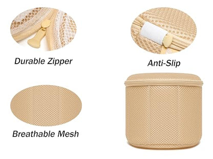 Bra Washing Bag for Delicates, Shape-Retaining, 2 Pack Lingerie Laundry Bag
