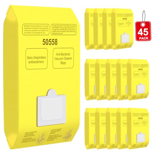 45 Pack Vacuum Cleaner Bags Replacement for Kenmore Canister Type C/Q 5055 50558, Type C-5 C-18,200 series, 400 series, 600 series, 700 series, 800 series Vacuums - size: 45 PACK
