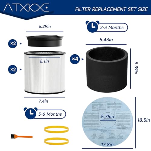 90304 Replacement Filters Fit for shopvac Filter 90304 90350 90333, 13 Pack - color: 90304 224221
