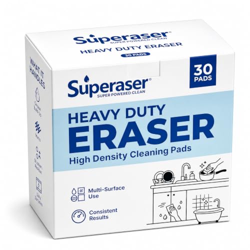 Magic Sponge Erasers, Melamine Cleaning Sponges, 30 Pack - size: 30/Pack
