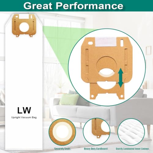 Type LW HEPA Vacuum Bags for Oreck Magnesium Upright