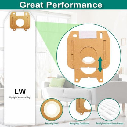 Type LW HEPA Vacuum Bags for Oreck Magnesium Upright