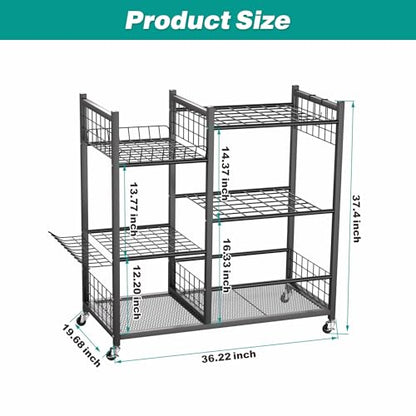 EVERHANGER Garden Tool Organizer, Garage Tool Storage Organization - size: Large