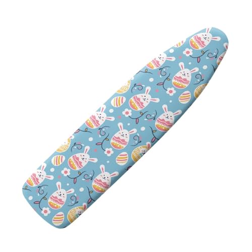 Flashideas Cute Bunny Ironing Board Cover and Pad Standard Size Ironing Board Cover and Pad Ventilate Extra Wide Ironing Pad for Table Modern Design, CZA12 - color: Cute Bunny