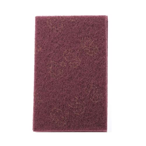 Heavy Duty Scouring Pads, Durable Professional 5pcs Set, Industrial Sponge Scourers, Abrasive Red Cleaning Pads for Home Kitchens, Restaurants, BBQ Enthusiasts, Oven Grates, Cookwa - color: Red