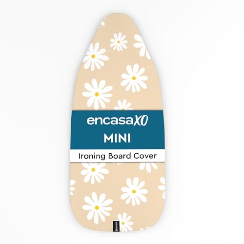 Encasa XO Ironing Board Cover and Pad, Thick Felt 28"x12" - color: Daisy Beige, size: Mini (28"x12")
