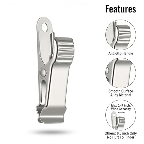22 Pcs Small Metal Clips Mini Spring Clamps Crocodile Multipurpose Stainless Steel Alligator Clips DIY Crafts Baking Decoration for Backdrop Office Paper Hanging Lights Work